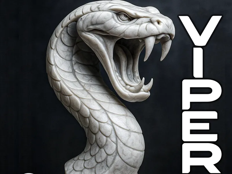 Viper Bust Model
