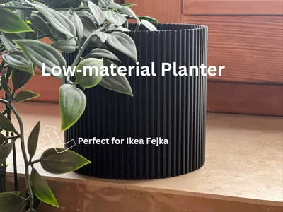Low-material Planter