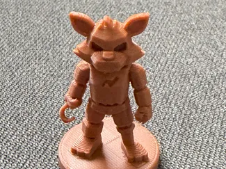 Rusted Pirate Animatronic – Stylized Figurine