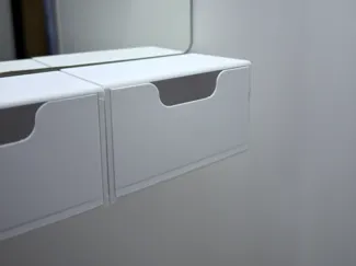 Cassetto per bagno camperizzato