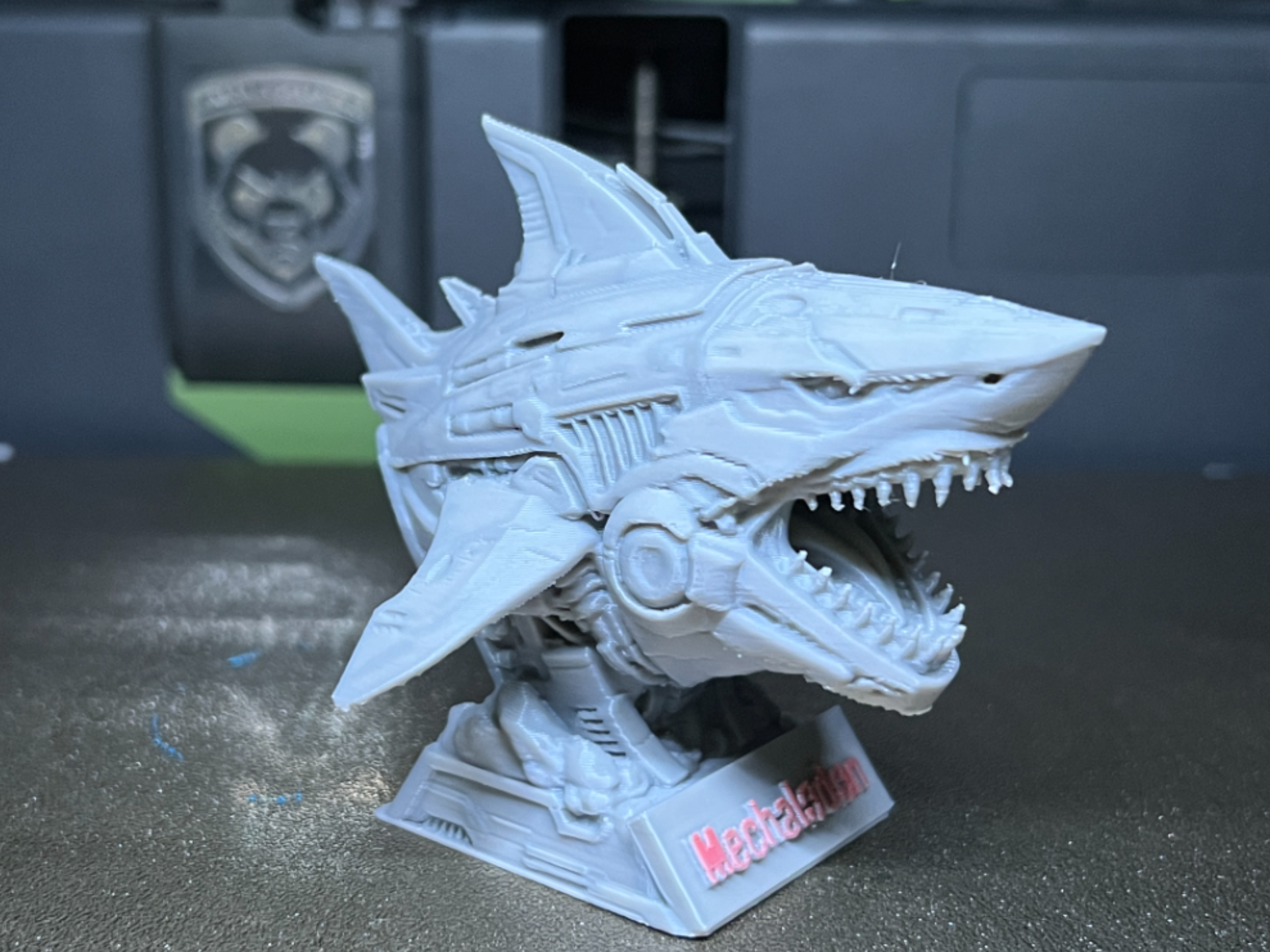MECHALODON - Mecha Megalodon Shark Shelf Display