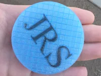 Cup Holder Coaster (Letters Encased)