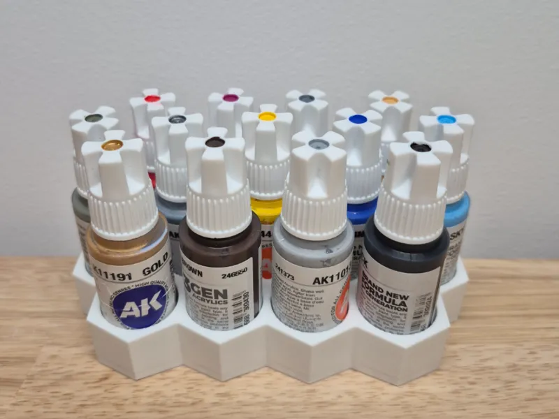 Model Paint Organizer/Stand (Part B)