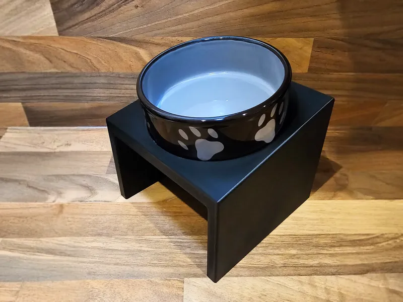 Cat Bowl Stand (2 Versions)