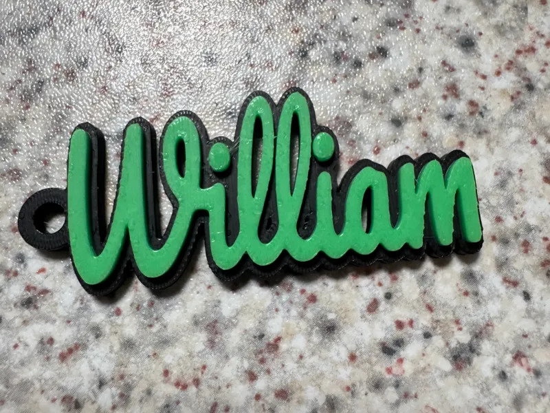 William Name Keyring