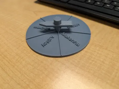 [Spinner Generator] Enter your own numbers/words - Free 3D Print Model ...