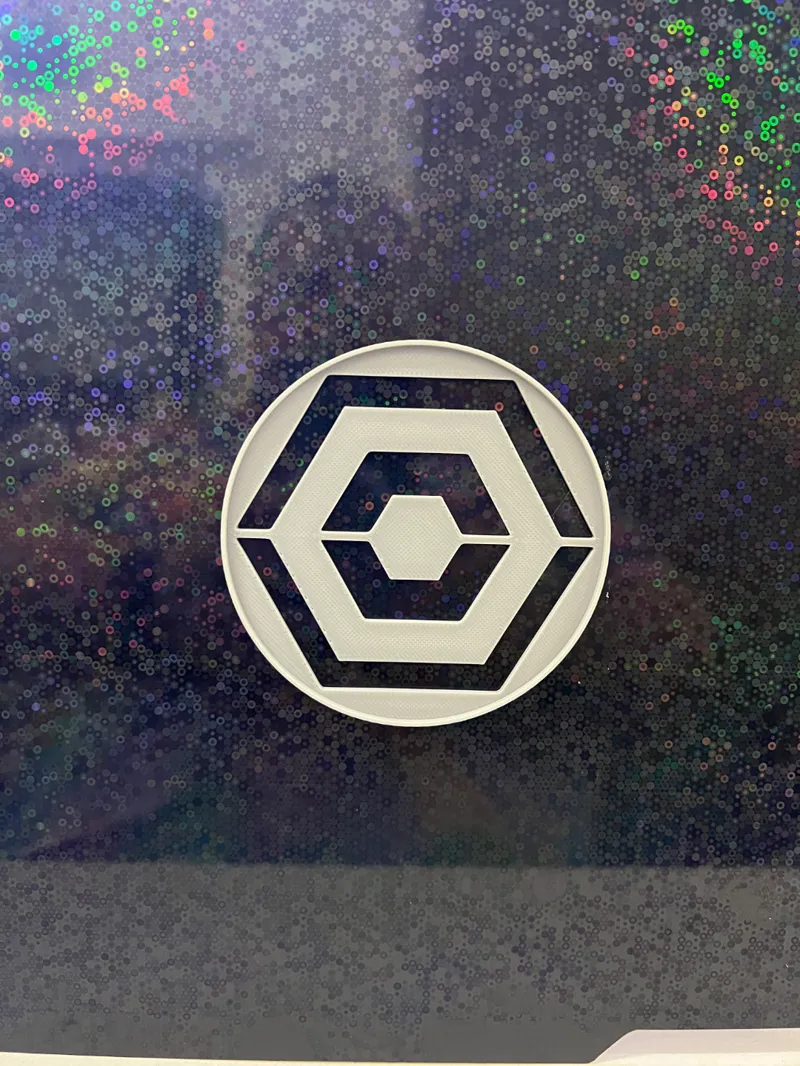 Drink Coaster - Hexagon Cutout Design