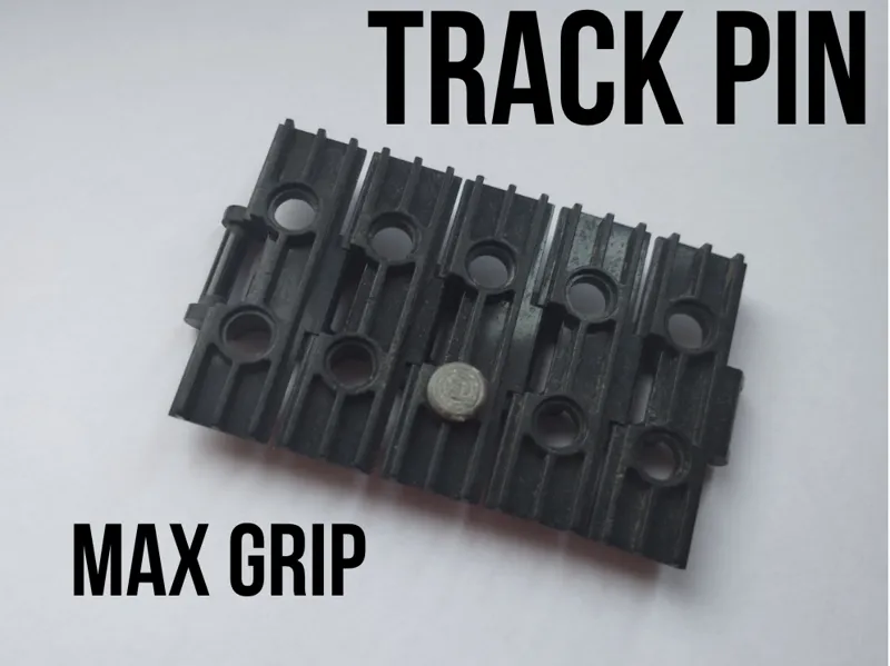 Brick technic track pin for better grip