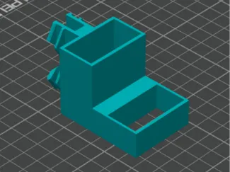 JBWeld Holder for HSW (Honeycomb Storage Wall)