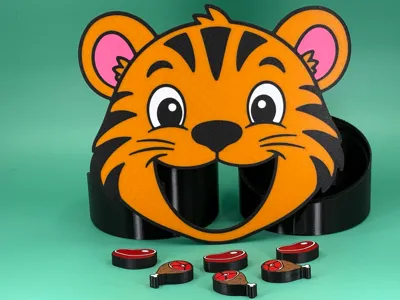 Feedies: Tiger Head | Sensory Play