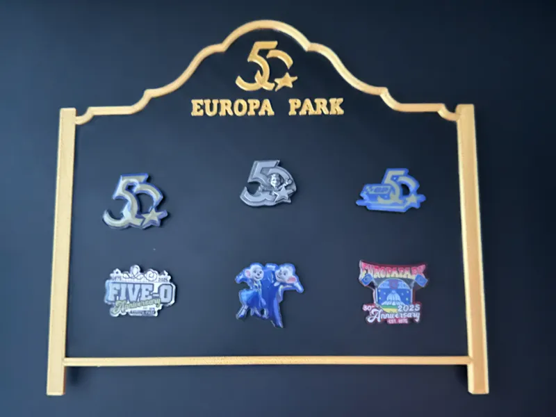 Europa-Park Pin Display (50 Jahre EP)