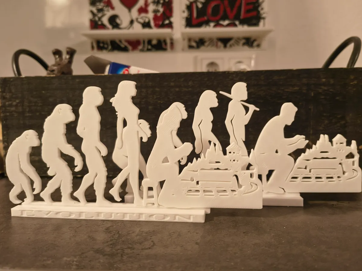 Human Evolution – Model Railroad Enthusiast - Free 3D Print Model ...