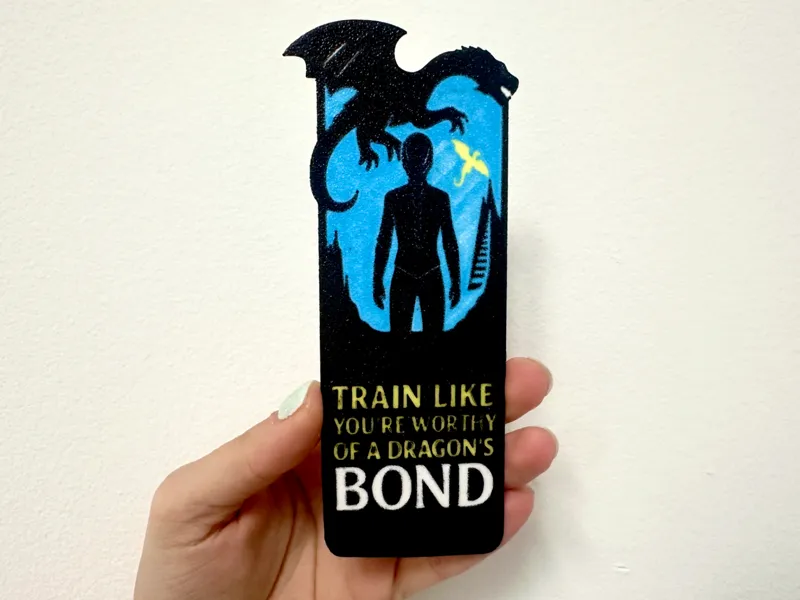 Train Like You're Worthy of a Dragon Bookmark