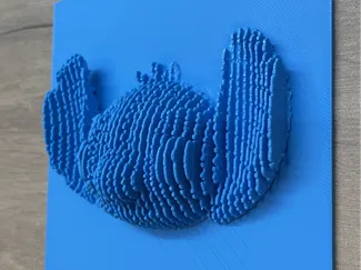 Escultura en capas stitch