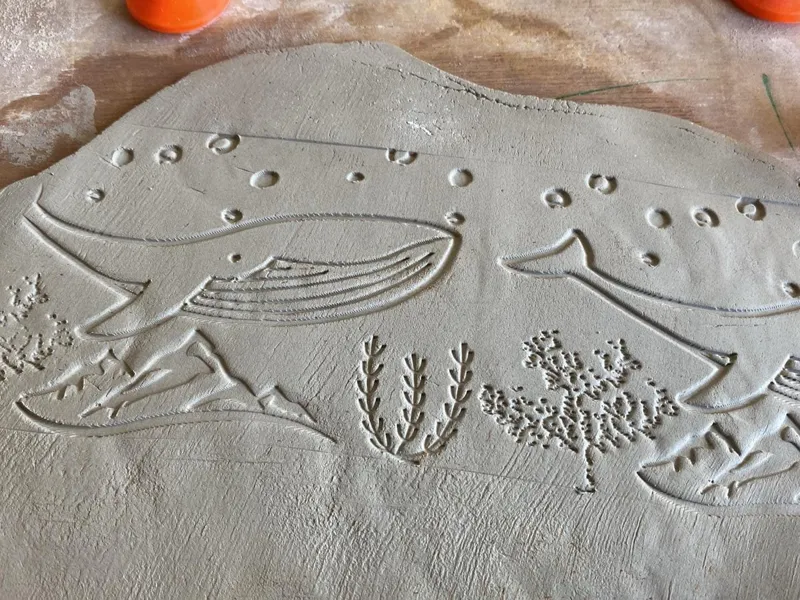 texture roller whale