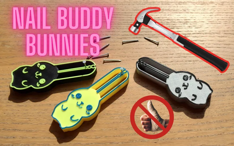 NAIL tool - BUDDY BUNNIES fingers savers