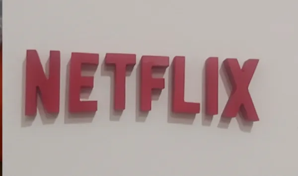 Enseigne logo Netflix grand format