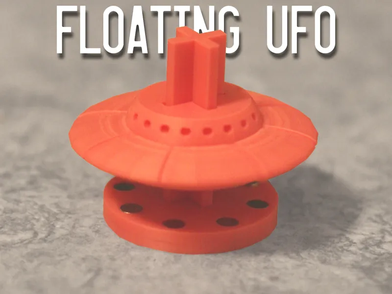 Floating UFO - Magnet Fidget