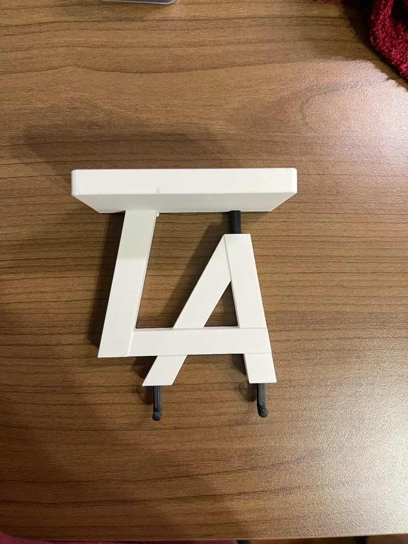 LA Initials Key Holder