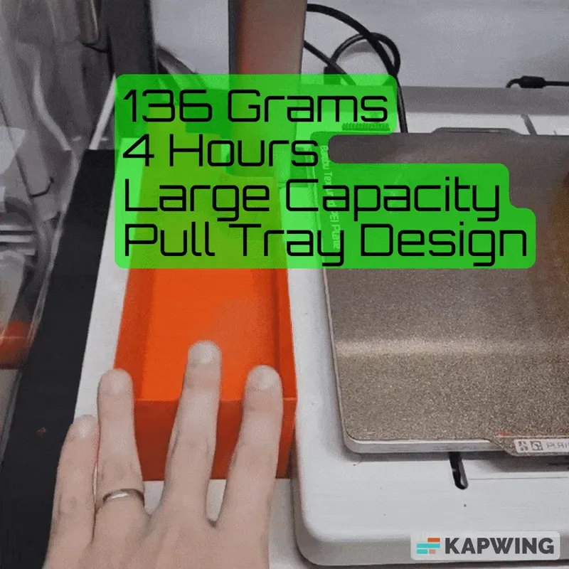 A1 Poop Bin Pull Drawer Design Large Capacity