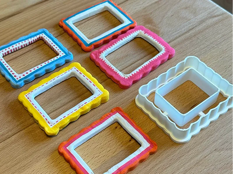 Air Dry Clay - Mini Picture Frame Cutter