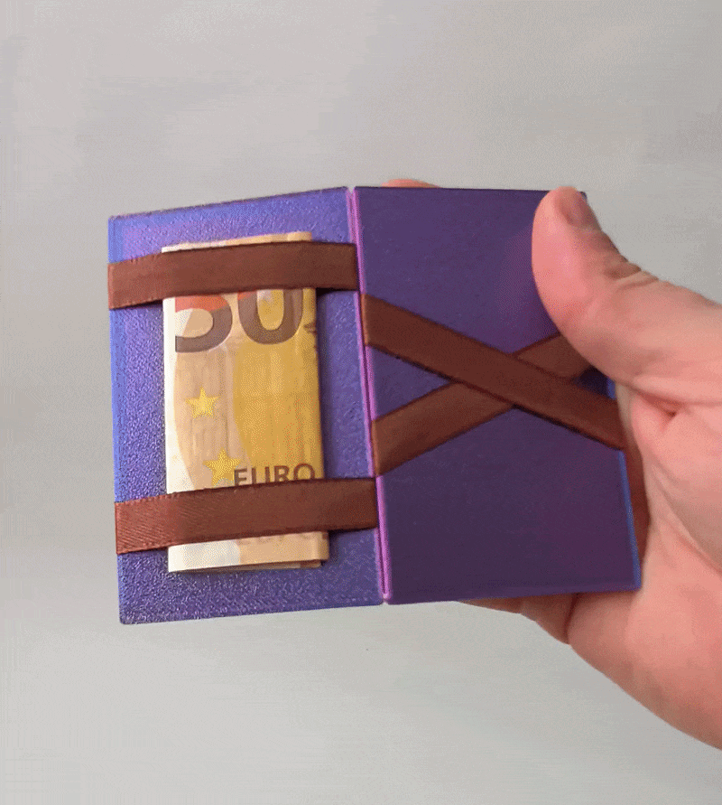 3D Printed Magic Wallet – Flip Prank Card Case