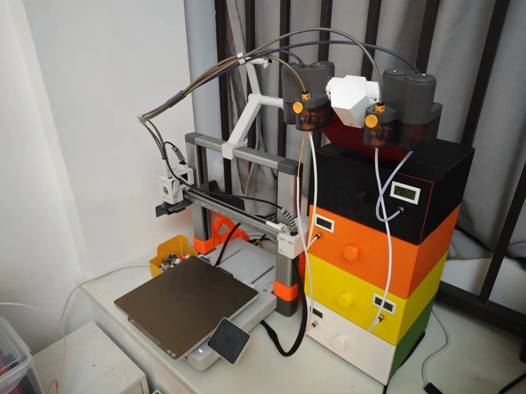 Miniatura 3 do modelo 3D AMS Lite堆叠干燥箱