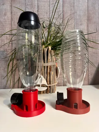Drip and drying aid for bottles like soda stream
