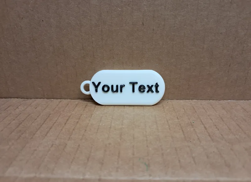 Small Customizable Keychain