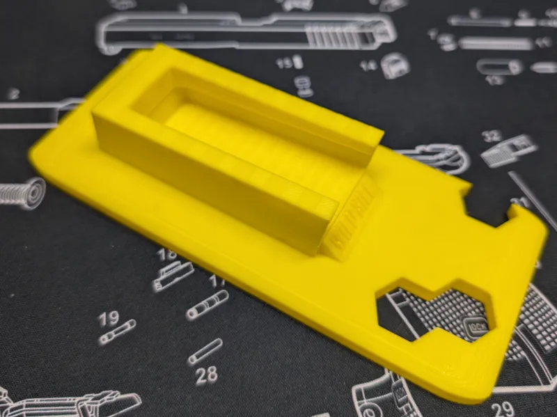 AR15 rifle mag dispaly stand