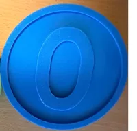 Coin 0  w/o Supports in two Parts 
