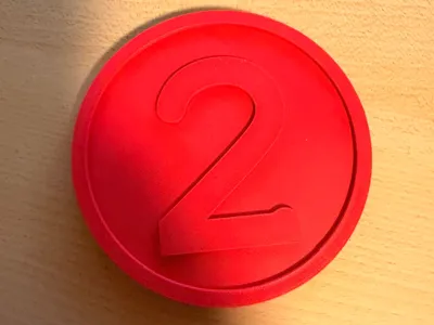 Coin With Number 