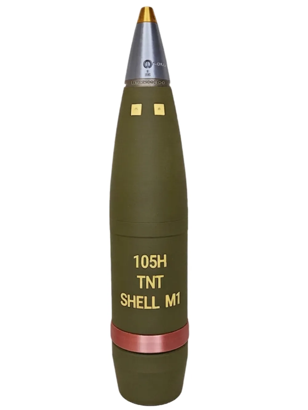 Life-Size WW2 105mm Artillery Shell - Free 3D Print Model - MakerWorld