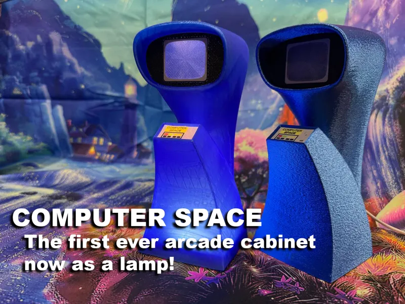 Computer Space Lamp - 1971 First Arcade Cabinet!
