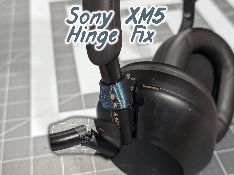 Headband hinge pivot fix for Sony WH-1000XM5