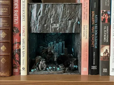 The Heart of the Cavern Book Nook & Hidden Stash