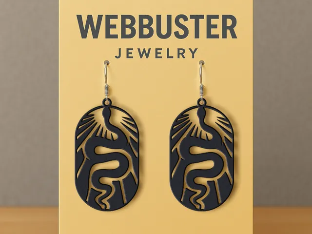 Serpent of Silk Vows Earrings