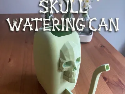 Skull Watering Can