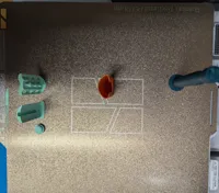 Separated to print with multiple colors, print by object