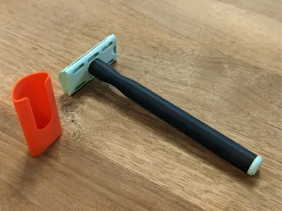 Razor for single blades V1.1 (opt. extension)