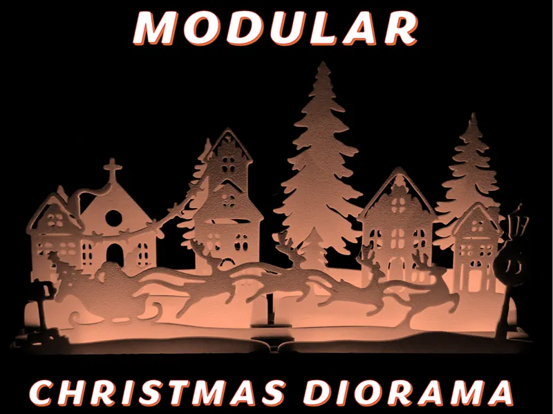 Modular Christmas Diorama - Create Your Own