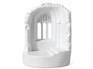 Gothic cathedral in ruins