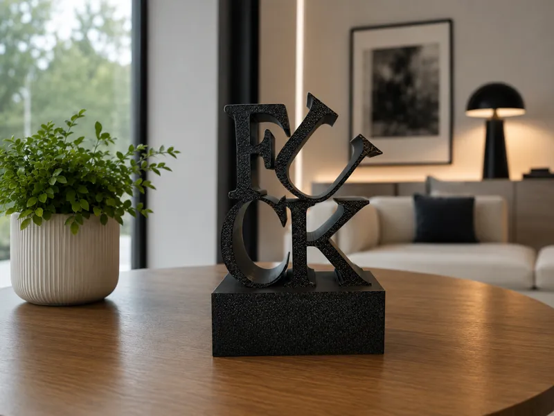 FUCK – Scultura Decorativa
