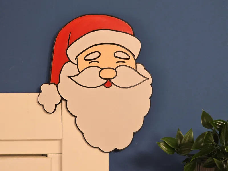 Christmas Door Corner - Santa Claus