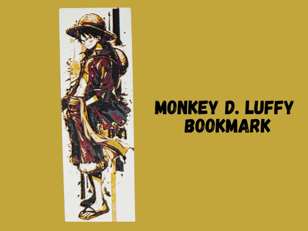 Monkey D Luffy - One Piece Bookmark