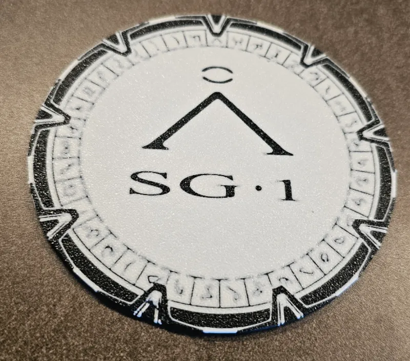 Stargate SG1 Coaster Set with Holder