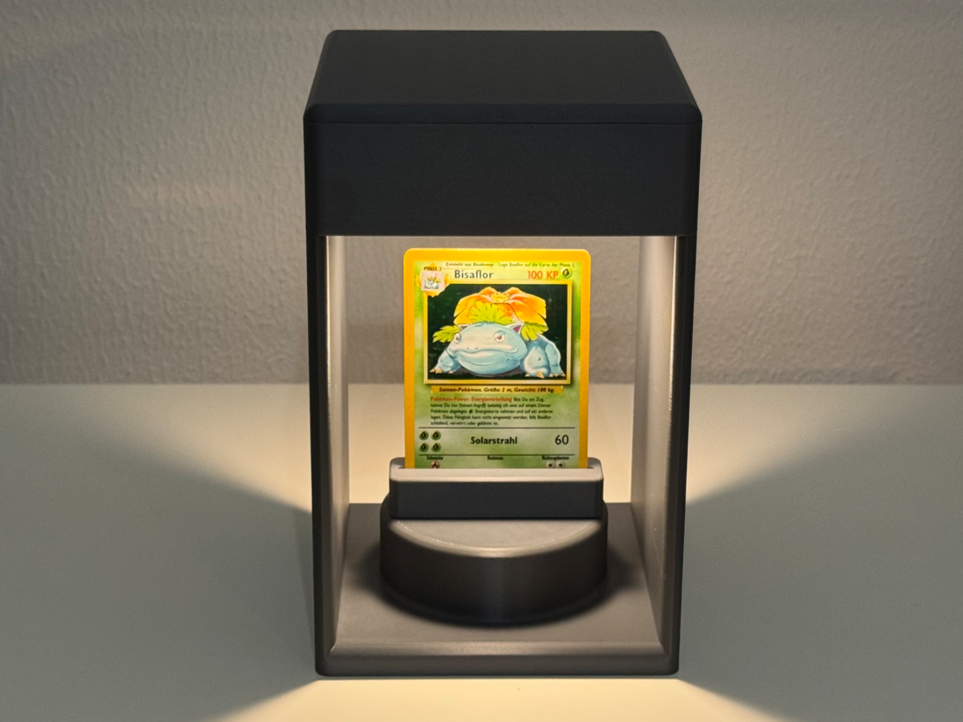 LED Puck Display Case for Trading Cards & Coins