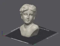 1-Farbige Aphrodite Büste