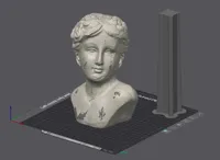 2-Farbige Aphrodite Büste