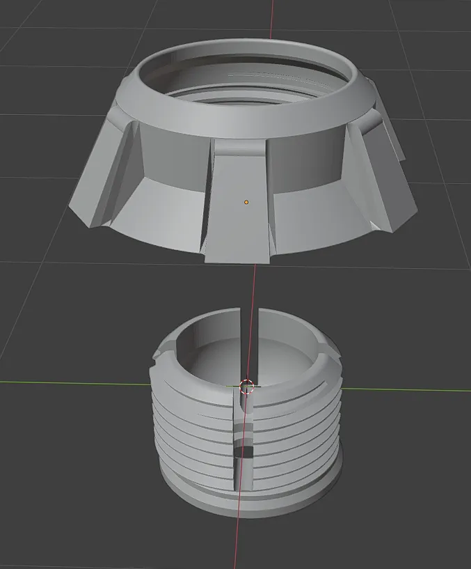 Ball socket with locking nut - Free 3D Print Model - MakerWorld